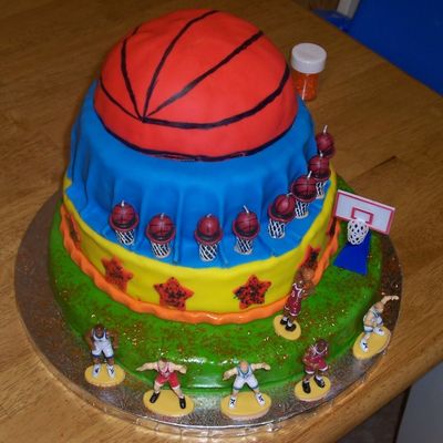 Basketball Birthday Cake