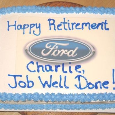 Ford Retirement Cake