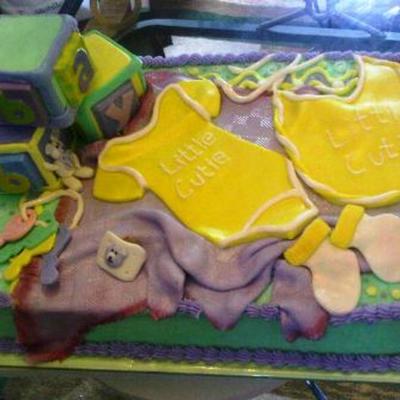 Neutral Baby Cake