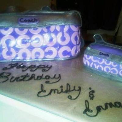 Purple Coach Cake