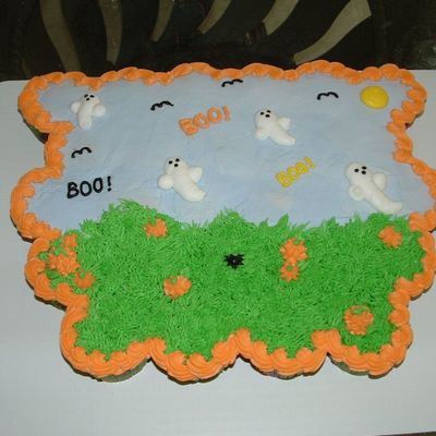 Halloween Cupcake Cake