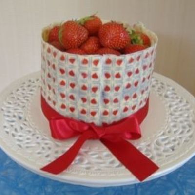 Strawberries And Roses