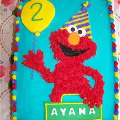 Elmo Birthday Cake