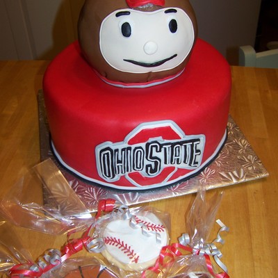Ohio State University Brutus Cake