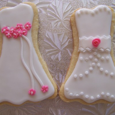 Bridal Shower Dress Cookies
