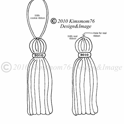 Graduation Tassel Cookie Pattern