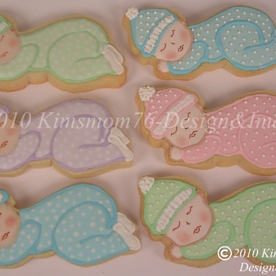 Sleeping Baby Cookies