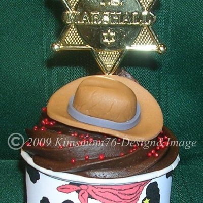 Cowboy Cupcake Collar