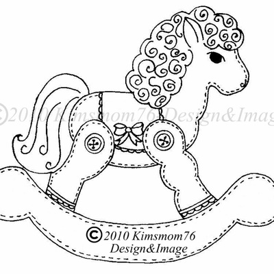 Rocking Horse Cookie Pattern