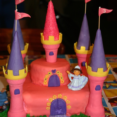 Rachel's Dora Princess Cake
