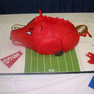 Arkansas Razorback (Fondant Version)