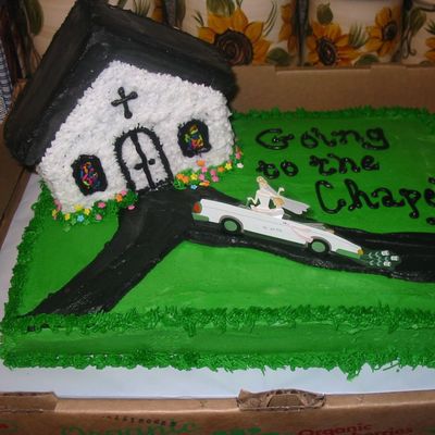 Wedding Chapel Cake