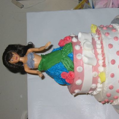 Mermaid Cake + Polka Dot Princess Cake