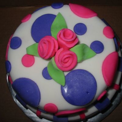 Pink/purple Polka Dots