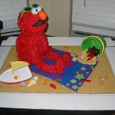 Elmo At The Beach