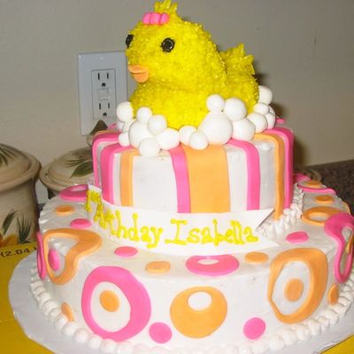 Rubber Ducky Cake