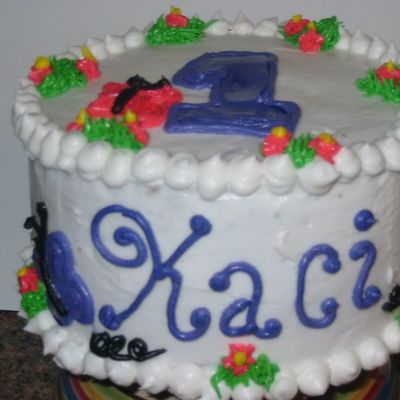 Butterfly Smash Cake