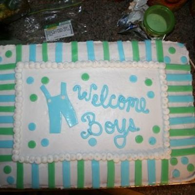 Duoble Boy Baby Shower