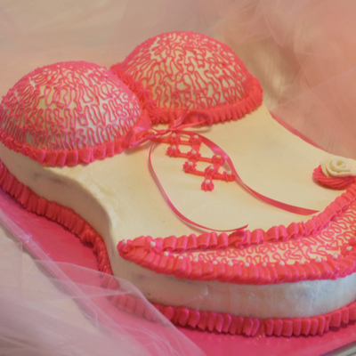 The Bachelorette Bustier Cake