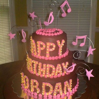 High School Musical Theme Birthday Cake