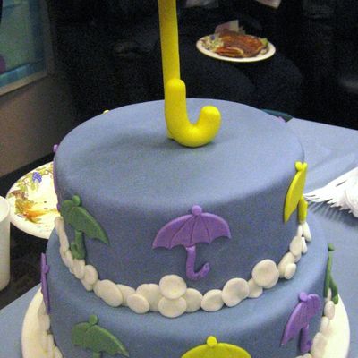 Umbrella Cake For Baby Shower