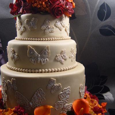 Autumn Inspired Wedding Cake
