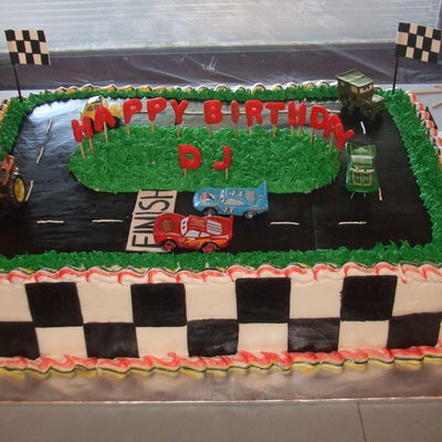 Cars Birthday Cake