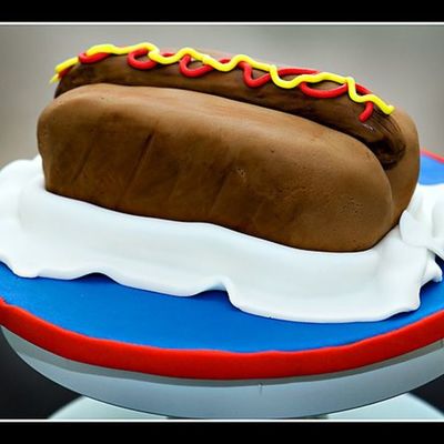 Hot Dog Cake