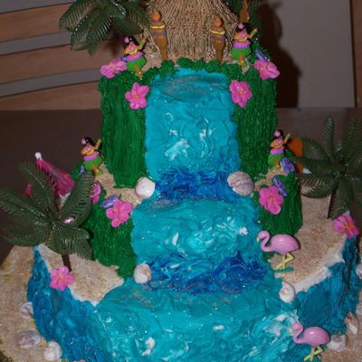 Luau/waterfall
