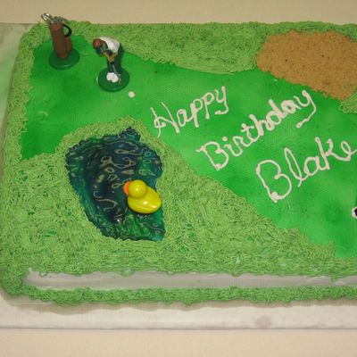Golf Birthday Cake