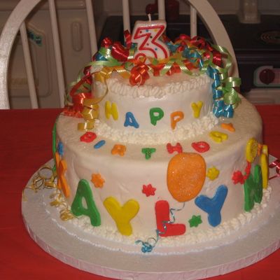 Balloon Birthday Cake