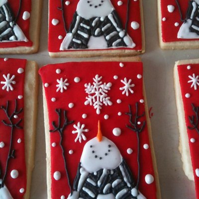 Snowman Cookie
