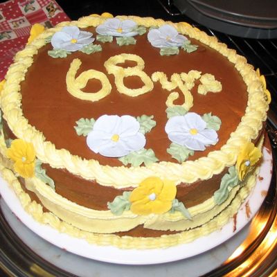 Chocolate Anniversary Cake