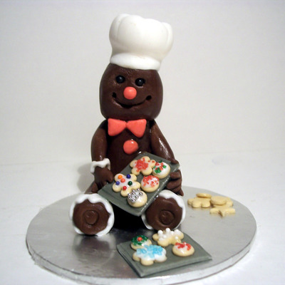 Gumpaste Gingerbread Man