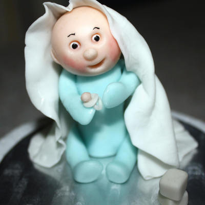 Gumpaste Baby Boy