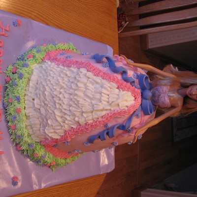 Barbie Birthday Cake