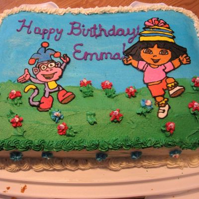 Dora Birthday Cake