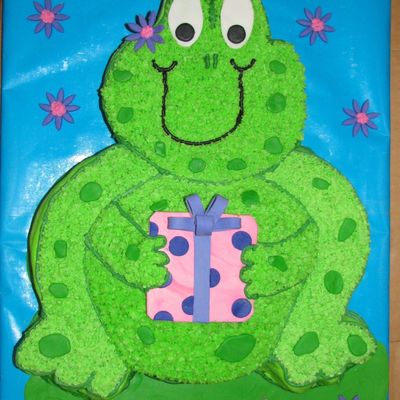 Froggie Birthday Cake