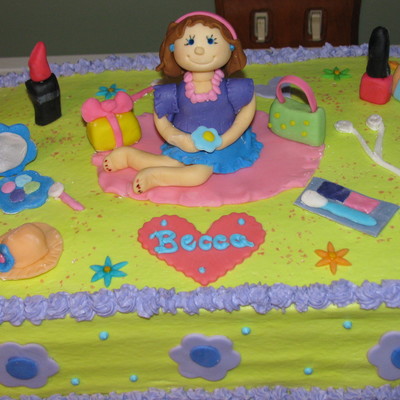 Girly Themed Cake
