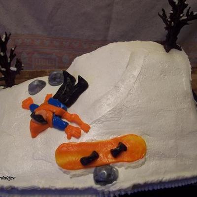 Snowboarder Down!