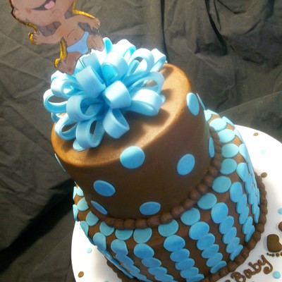 Chocolate Brown And Blue