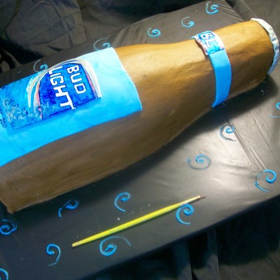 Bud Light Beer Bottle