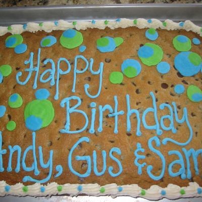 Chocolate Chip Cookie Cake