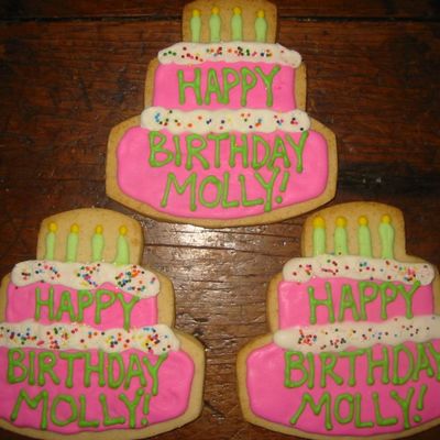 Birthday Cookies For Molly