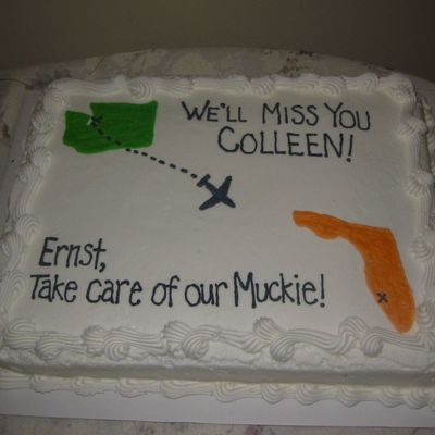 Going Away Cake