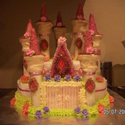 Princess Castle Cake