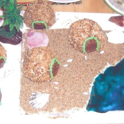 Tropical Birthday Cake