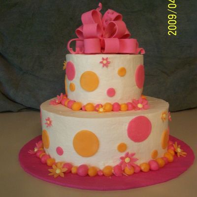 Pink & Tangerine Wedding Shower