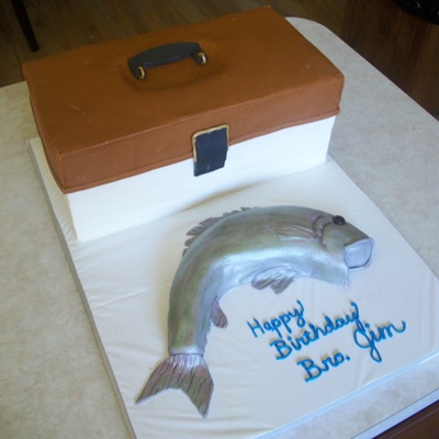 Tackle Box Cake