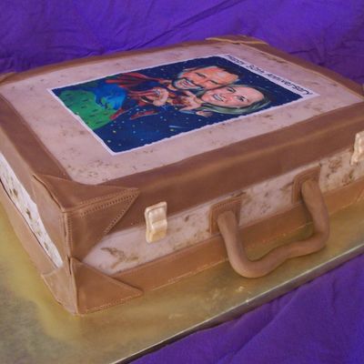 Suitcase Cake